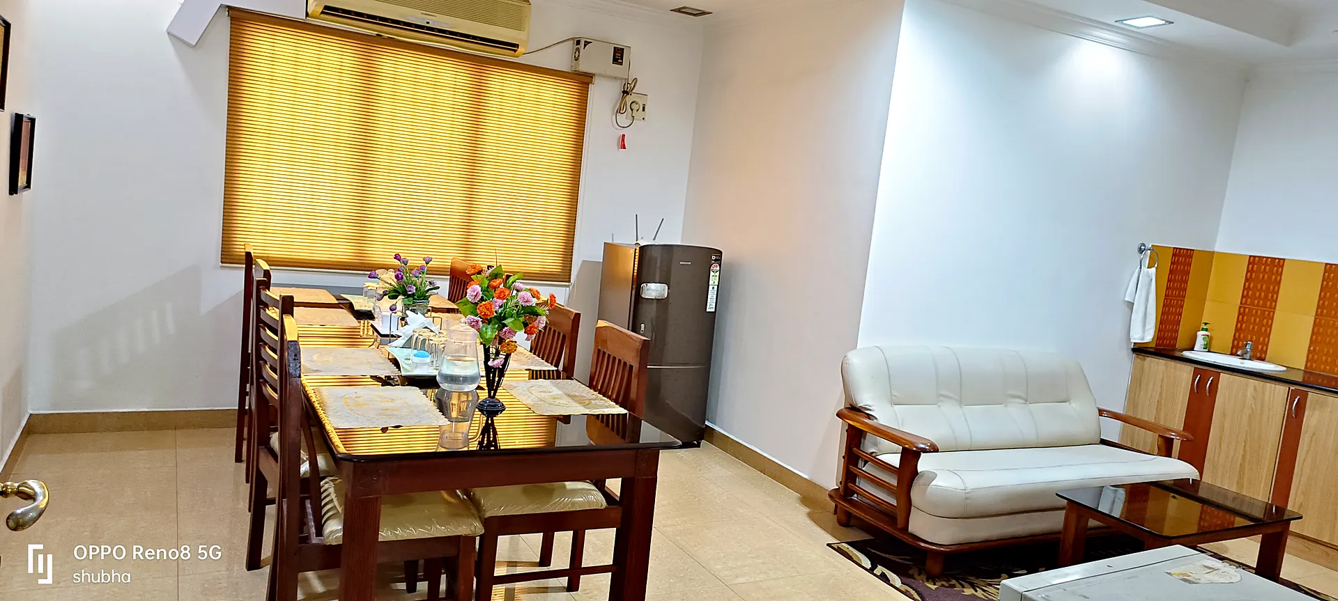 Living & Dining, Swarna Sudarshan Service Apartments, Adyar